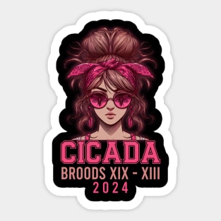 Cicada 2024 Event Brood XIX & XIII Emergence Sticker